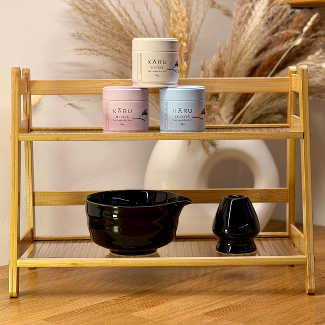 Matcha Set 2-teilig - Schwarz (Schale & Besenhalter)