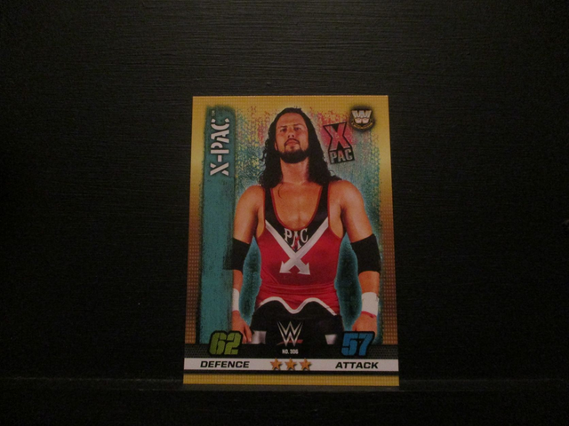 X-Pac - W Legends Slam Attax 10th Edition Original Trading Card #306