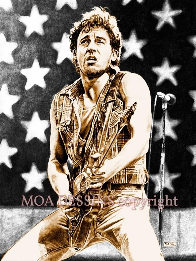 Bruce The Boss Sépia