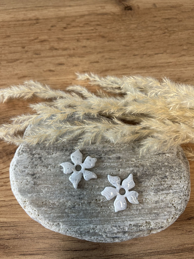 Pampilles Madeline blanc et argent 