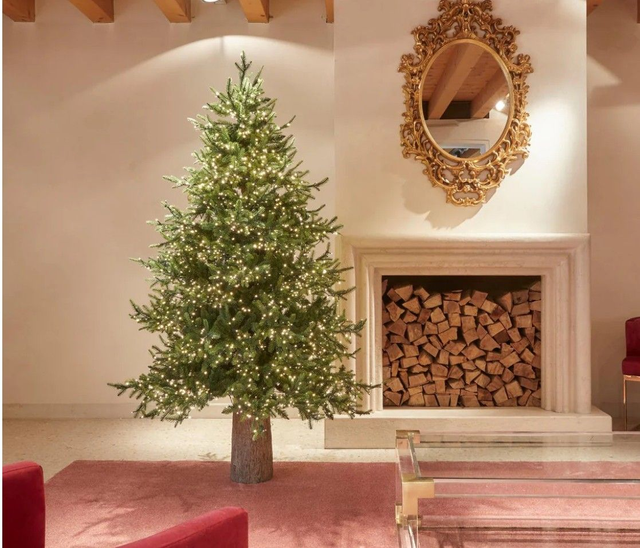 EDG Enzo de Gasperi Albero di Natale Pino Luxury 180 cm con 3000 mini led D136