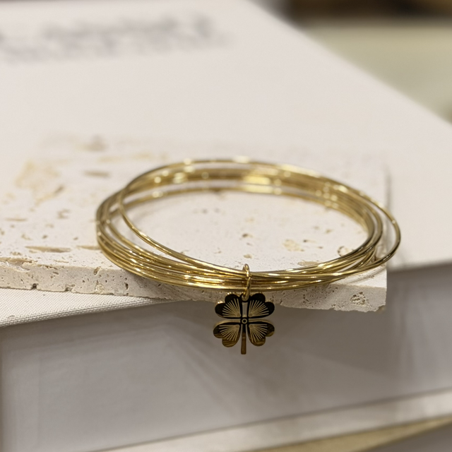 Bracelet multi-rangs Trèfle