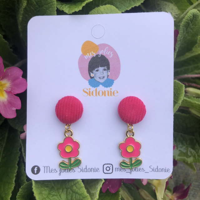 Babys rose velours marguerite  