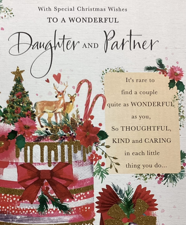 Christmas Daughter and Partner (Cake) WW