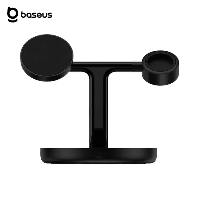Station de Charge sans Fil Baseus 3 en 1 Noir 20W