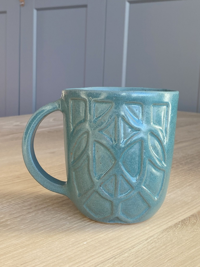 Mug SIGIL bleu paon satiné _07
