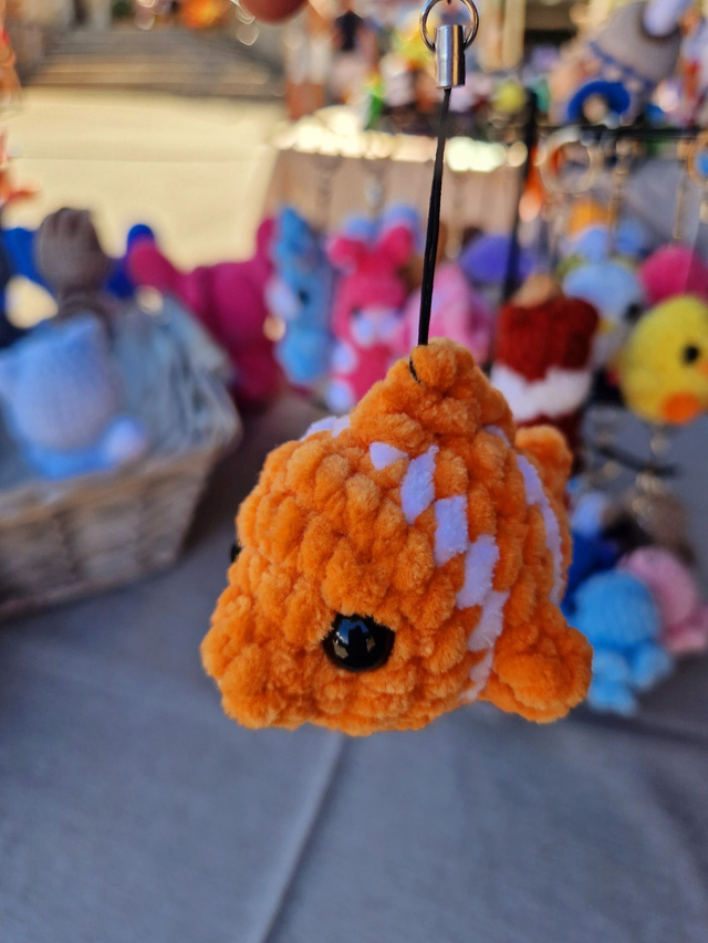 Porte Clés Poisson Rouge