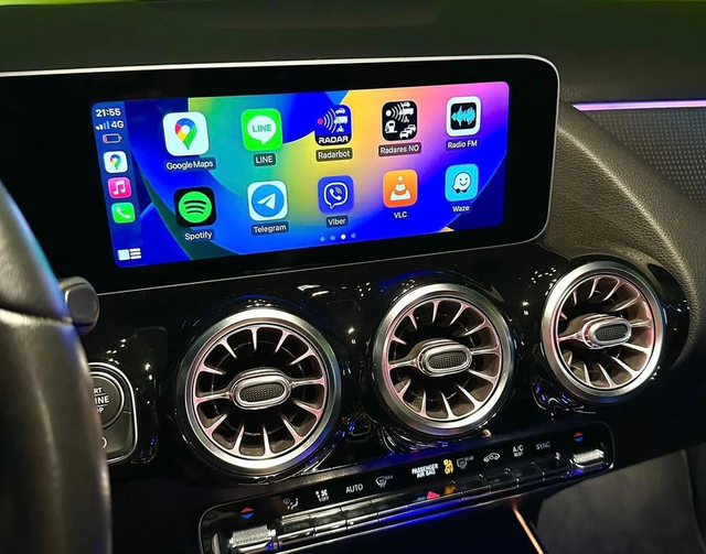 Mercedes Benz NTG6.0 MBUX CarPlay Android Auto Full Scherm