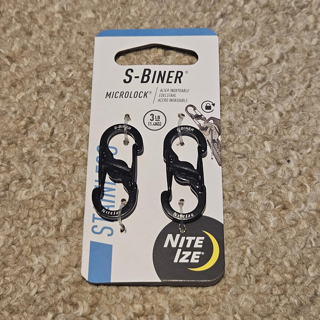 Niteize S-Biner®  Microlock® - Black 