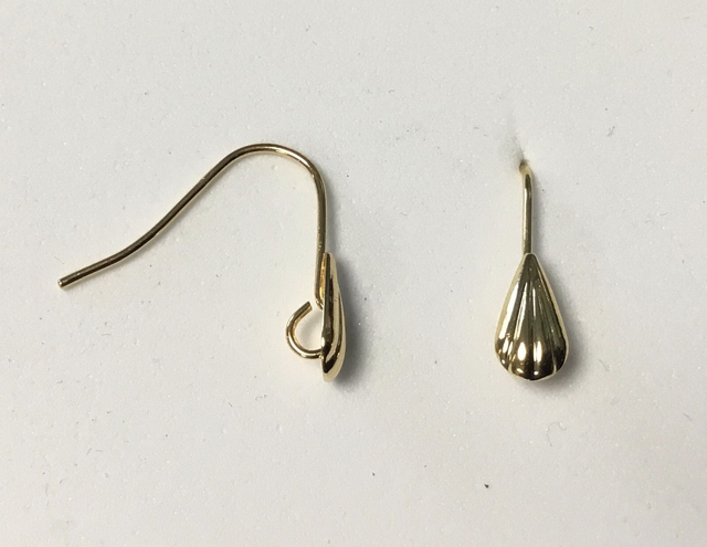 Crochets boucles d’oreilles Coquille 