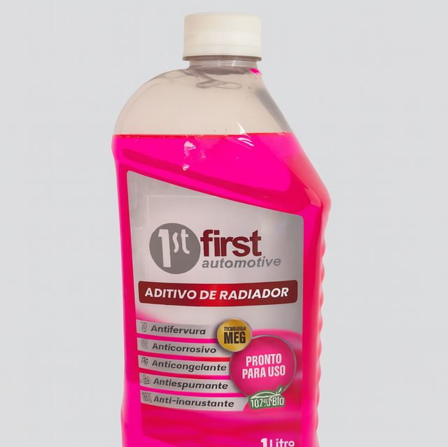 Aditivo Radiador Pronto Para Uso Rosa 1l Diversos Veículos
