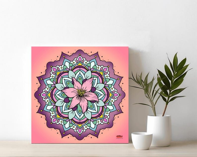 Mandala Floral Zen : L’Art Énergétique qui Harmonise Corps et Esprit