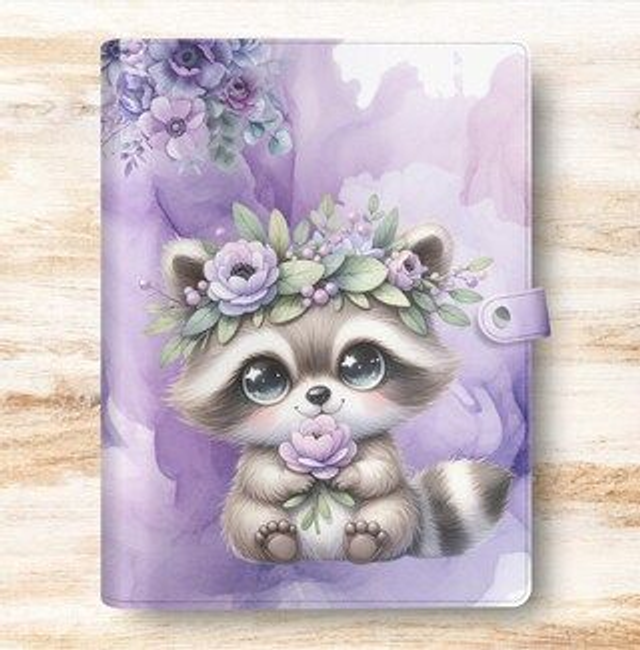 Carnet de santé raccoon