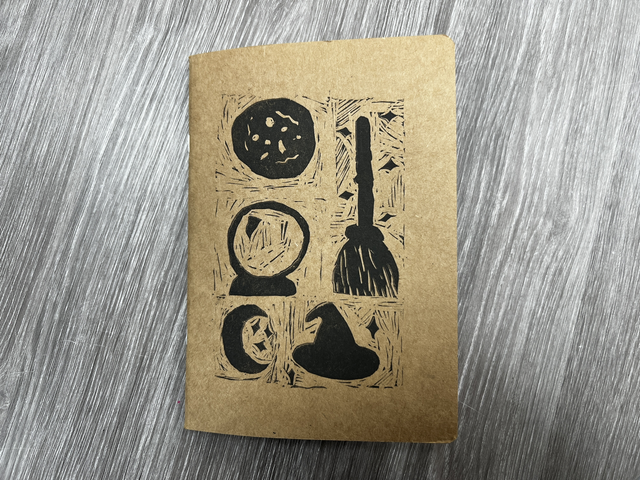 Witchy Lino Sketchbook
