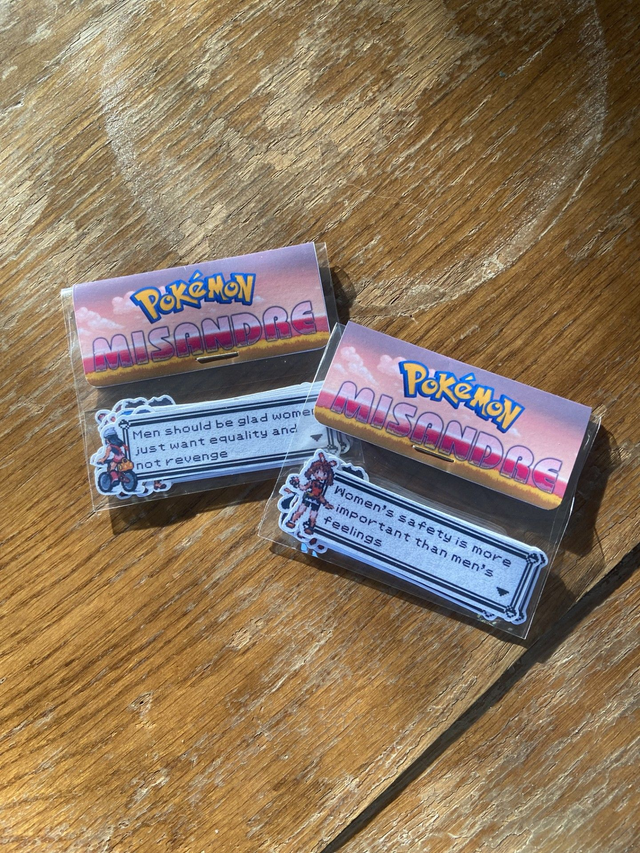 Pack 9 stickers citations féministes misandres poké