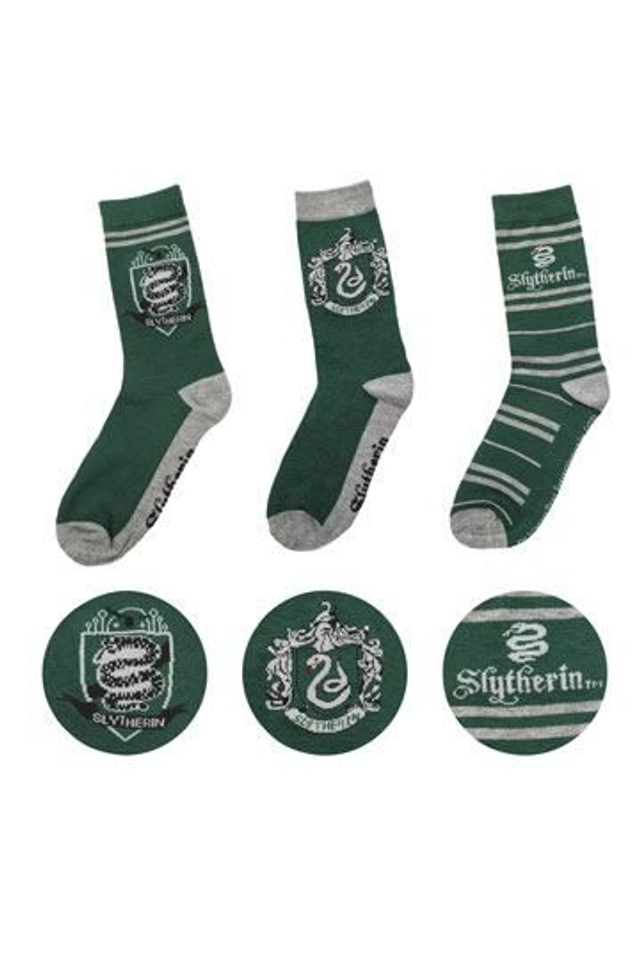 Harry Potter pack 3 paires de chaussettes Slytherin  Cinereplicas -  Harry Potter