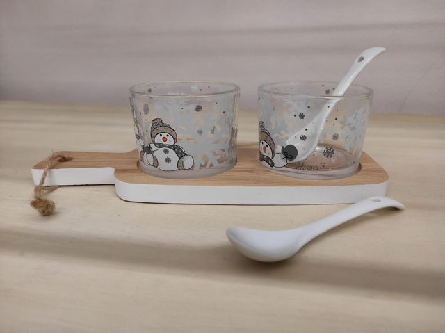 Set aperitivo pupazzo di neve