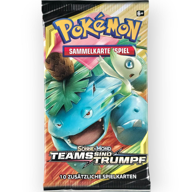 Pokémon Teams Sind Trumpf Booster – Bisaflor & Celebi Artwork – Deutsch
