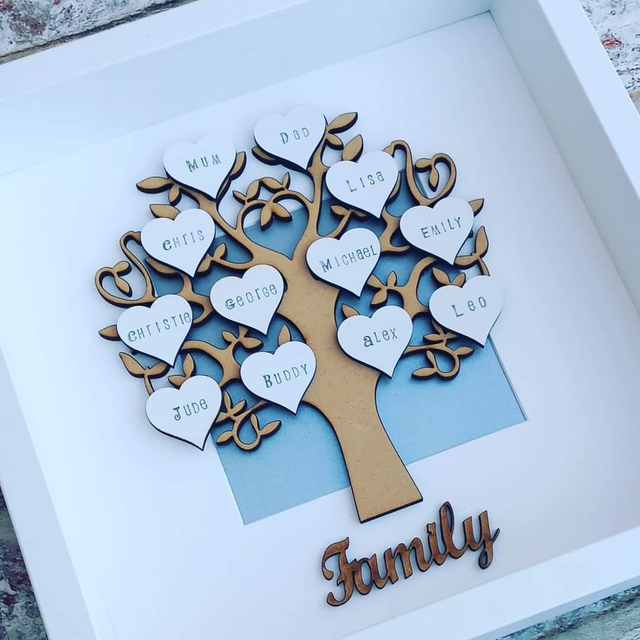 Family tree | Personalised wooden family tree 