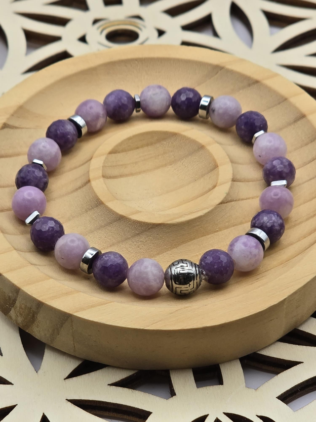 Bracelet Lépidolite 0,8 cm