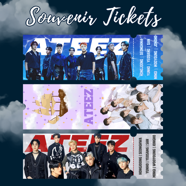 ATEEZ Souvenir Concert Ticket - All UK Concerts