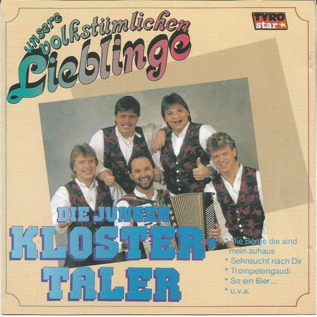 Die Jungen Klostertaler ‎– Unsere Volkstümlichen Lieblinge Audio CD