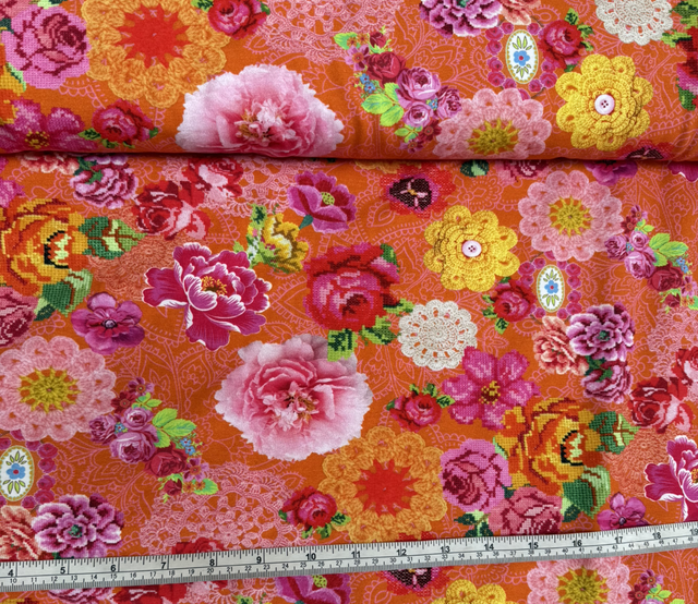 Orange Crochet Jersey