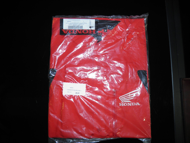 chemise HONDA Racing Shirt Short-Sleeved taille L