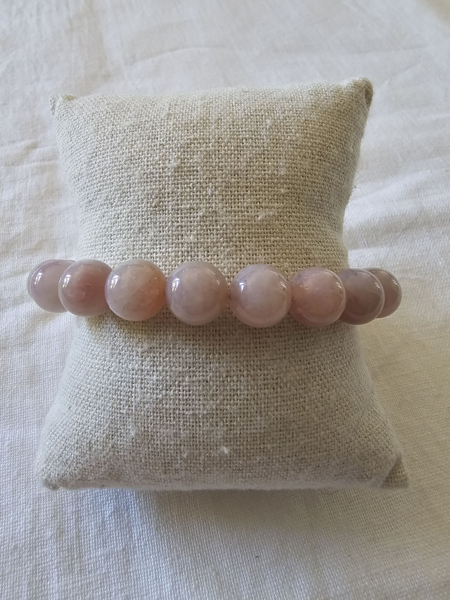 bracelet quartz rose de Madagascar 10MM