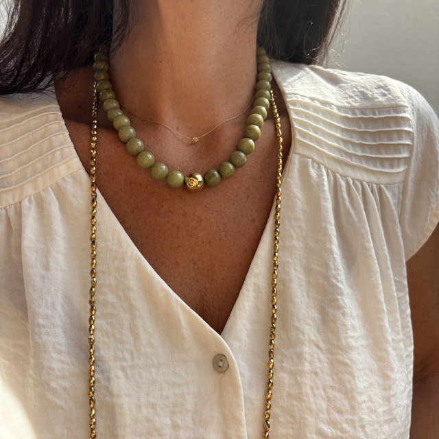 Collier Vertige Kaki