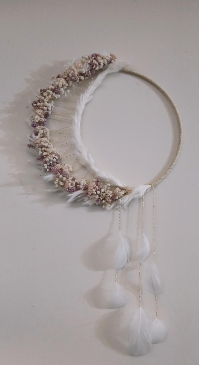 Couronne murale lune 34 cm