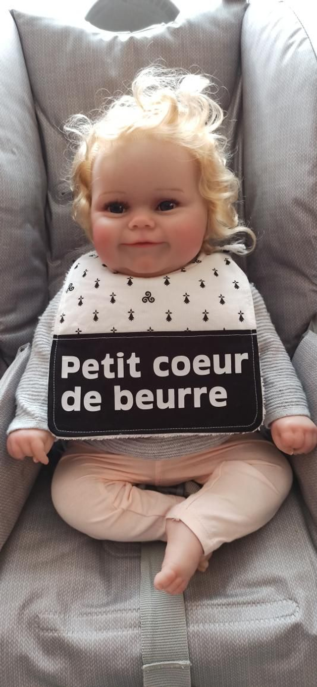 Bavoir Petit coeur de beurre