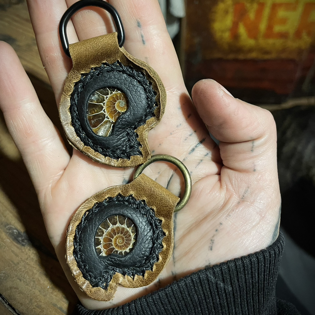 Porte clefs ammonites