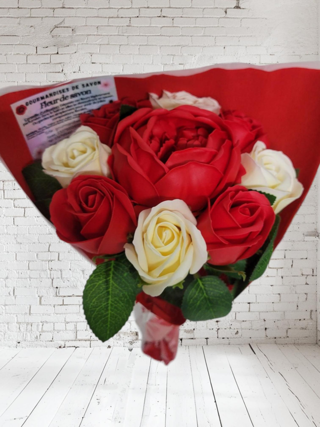 Bouquet fleurs de savon 