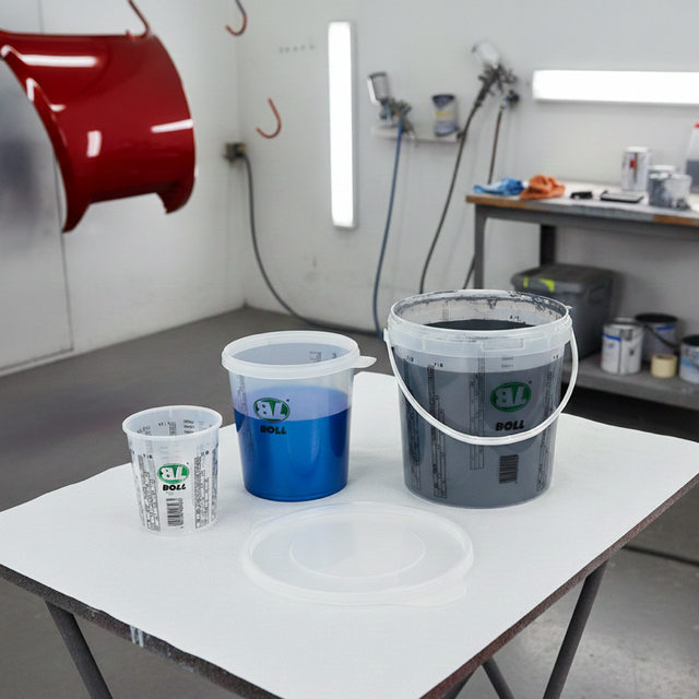 🛠️ pomůcky Víko plastové nádoby , se stupnicí BOLL