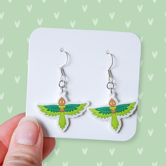Skye bird dangle earrings