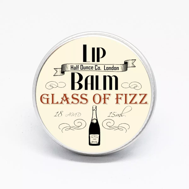Glass of Fizz Lip Balm by The Prohibition Company