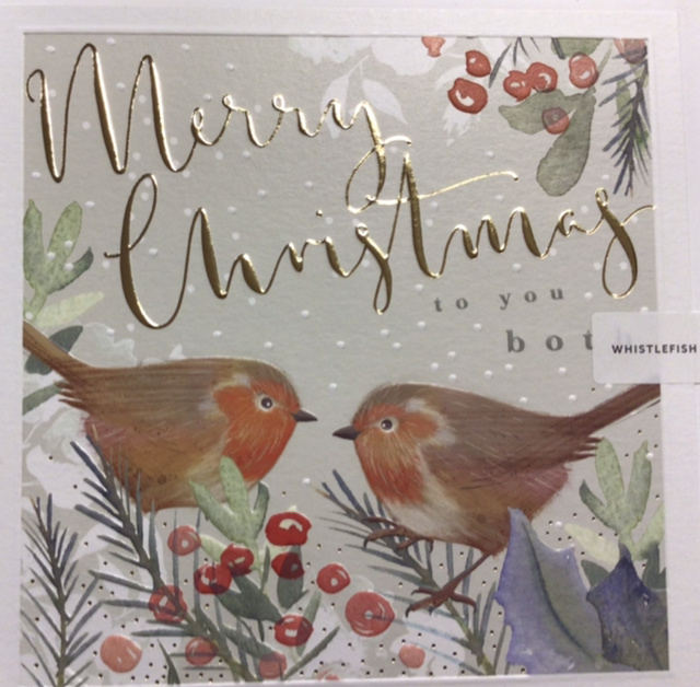 Christmas Both of You (Robins) Large WF
