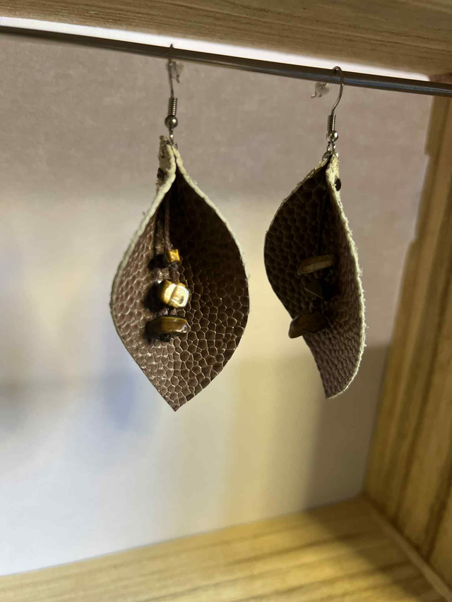 Boucles d'oreilles Œil de Tigre