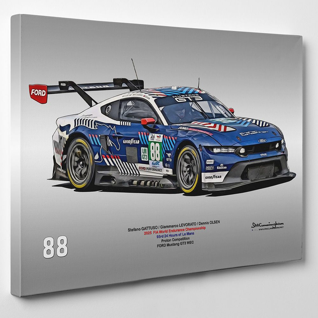 C250703 Ford Mustang GT3 Le Mans 2025 Proton Competition #88