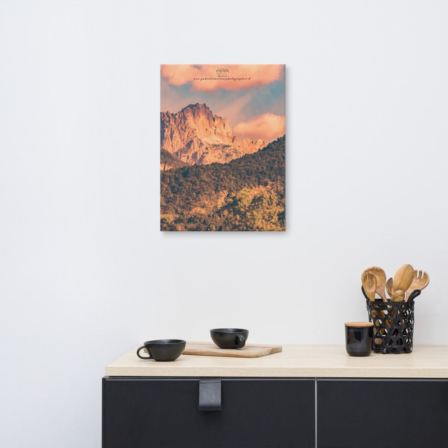  Canvas mountain clouds 