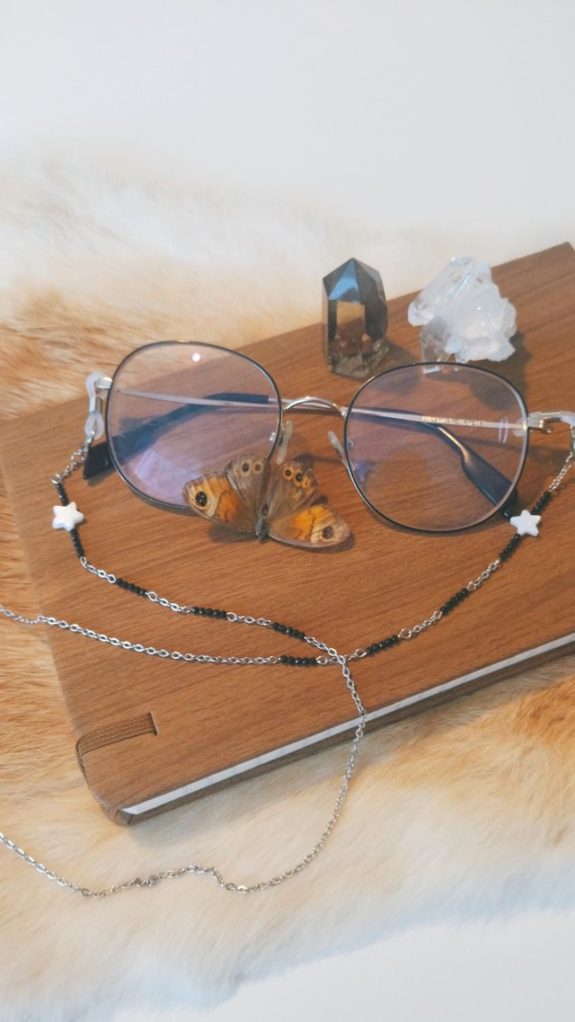 CHAÎNE LUNETTES - BLACK NIGHT