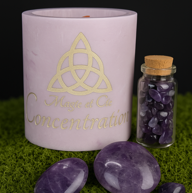Bougie d&#039;intention - CONCENTRATION