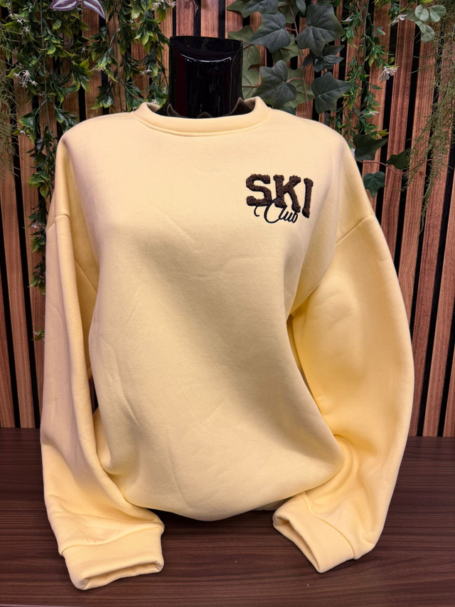 Sweater Ski club - Geel