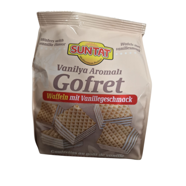Gaufrette saveur vanille SUNTAT 150g