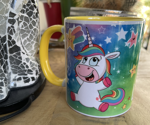 Mug« j’peux pas, j’ai licorne »