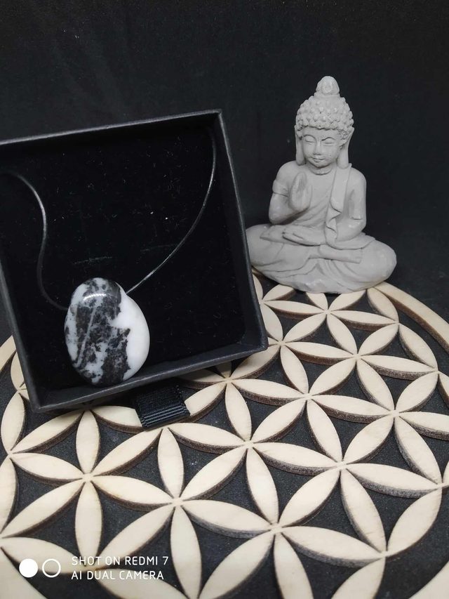 Pendentif agate zèbre 