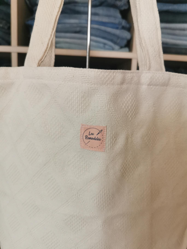 Sac en toile à matelas surcyclée - format Tote bag