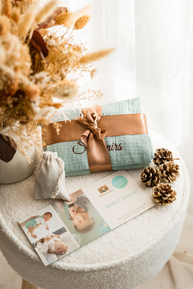 Bon cadeau Grossesse + Bain de Souvenirs + Naissance + Lange "Bain de Souvenirs"