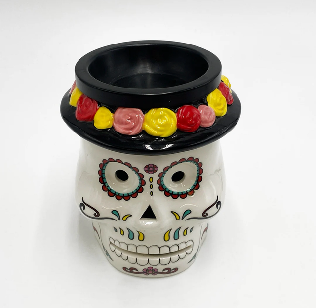 💀 Sugar Skull Electric Wax Melt Burner